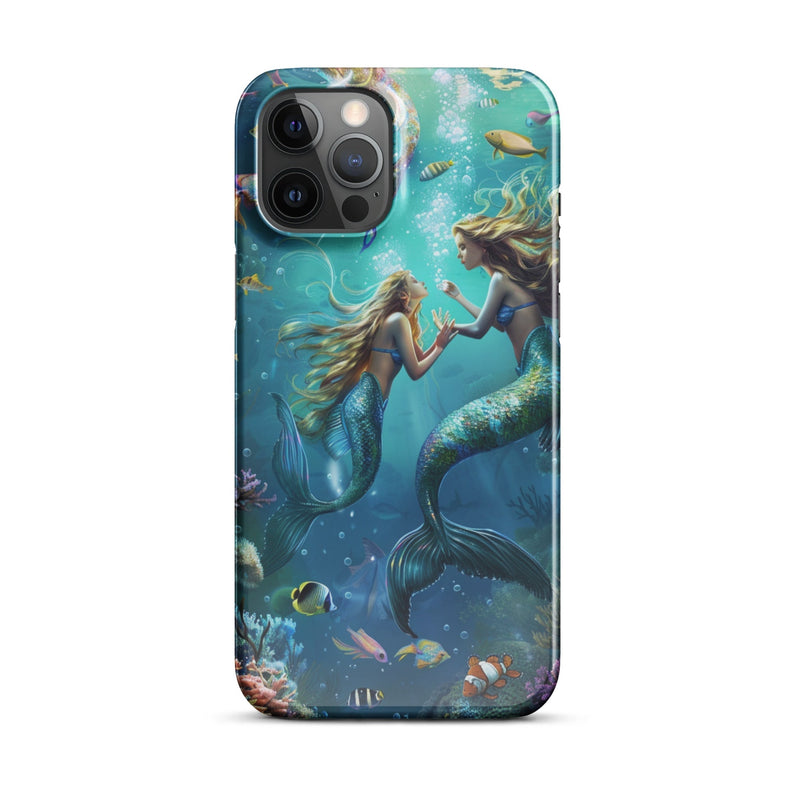 Enchanting Mermaids iPhone Case - Premium Protection with Artistic Design