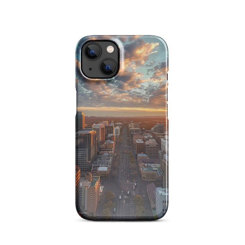 Adelaide City Skyline iPhone Case - Premium Protection with Artistic Design