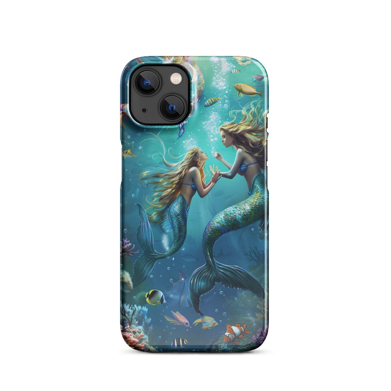 Enchanting Mermaids iPhone Case - Premium Protection with Artistic Design