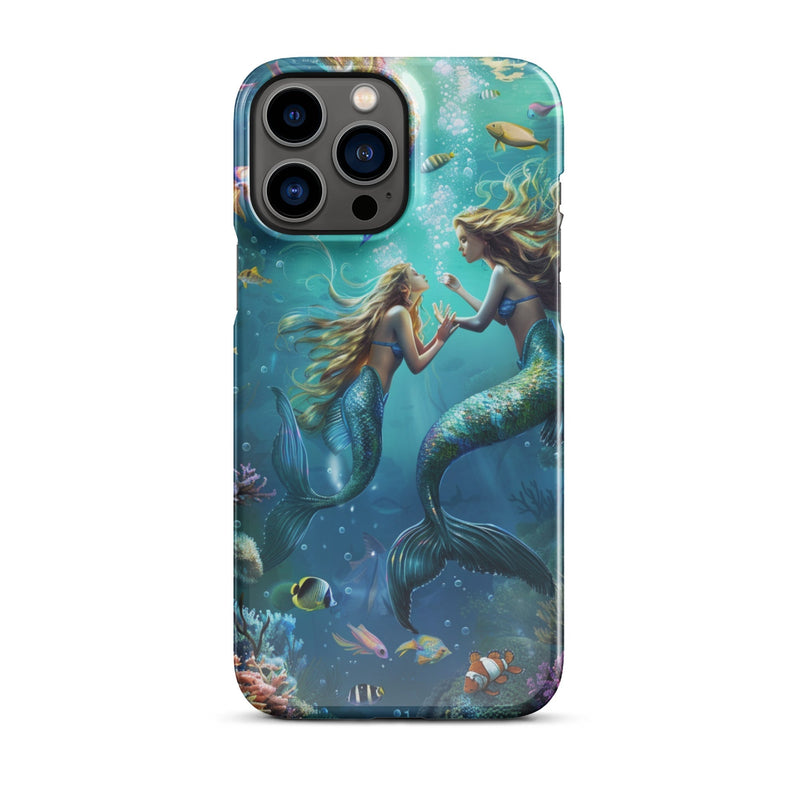 Enchanting Mermaids iPhone Case - Premium Protection with Artistic Design