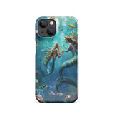Enchanting Mermaids iPhone Case - Premium Protection with Artistic Design