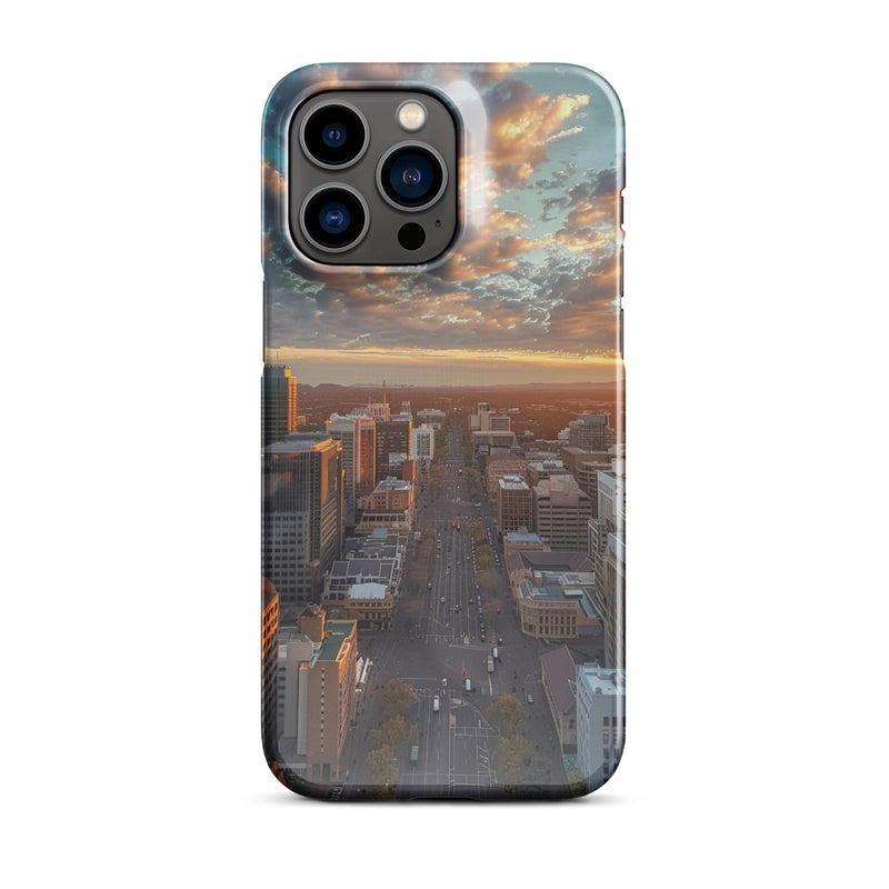 Adelaide City Skyline iPhone Case - Premium Protection with Artistic Design