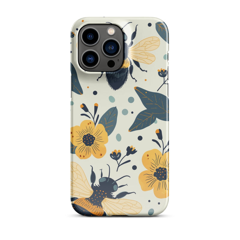 Premium Bee Design iPhone Case - Artistic Protection by JetGirl Art