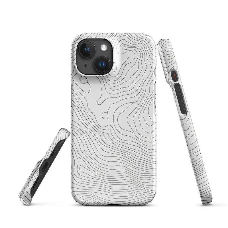 Premium Grey iPhone Case - Protective Phone Cover by JetGirl Art