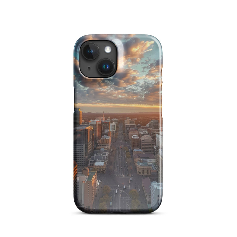 Adelaide City Skyline iPhone Case - Premium Protection with Artistic Design