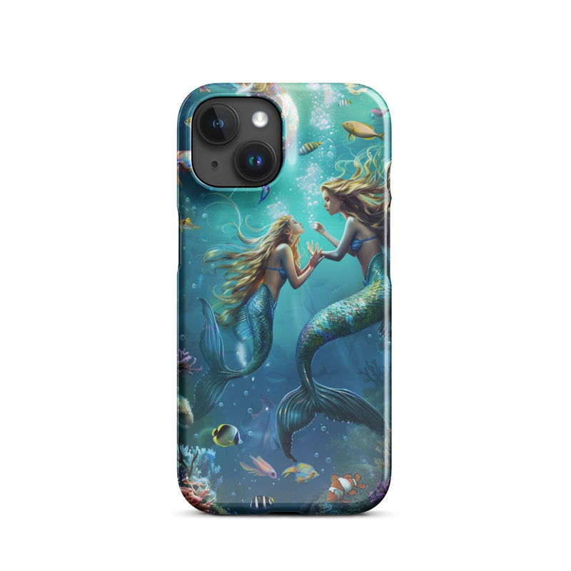 Enchanting Mermaids iPhone Case - Premium Protection with Artistic Design