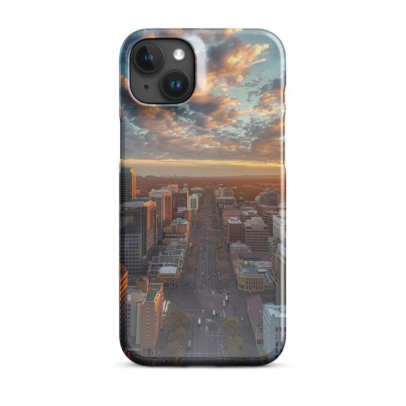 Adelaide City Skyline iPhone Case - Premium Protection with Artistic Design