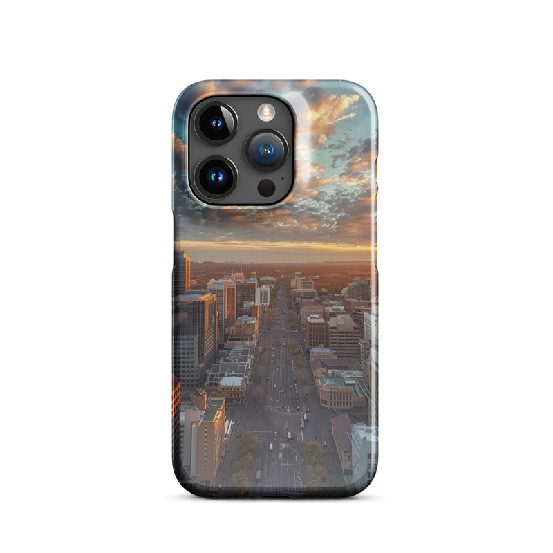 Adelaide City Skyline iPhone Case - Premium Protection with Artistic Design