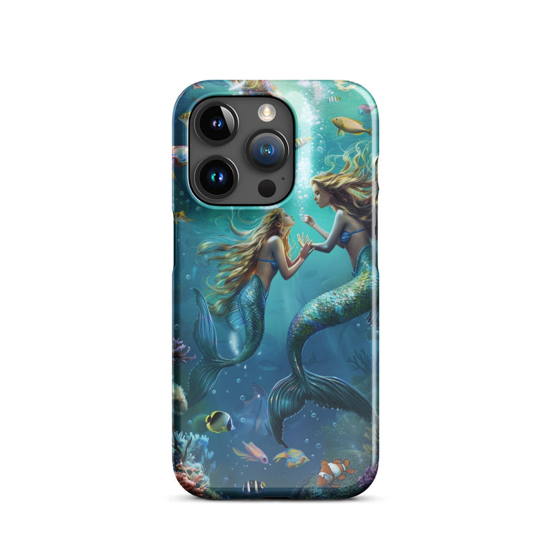 Enchanting Mermaids iPhone Case - Premium Protection with Artistic Design