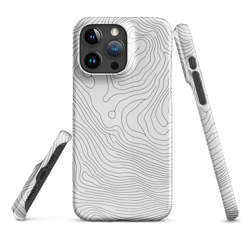 Premium Grey iPhone Case - Protective Phone Cover by JetGirl Art