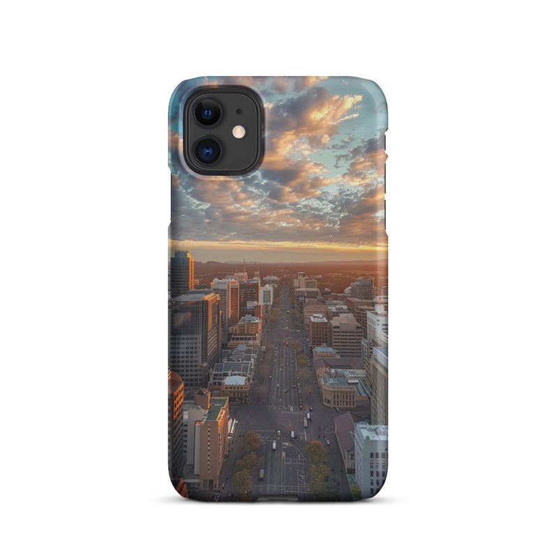 Adelaide City Skyline iPhone Case - Premium Protection with Artistic Design