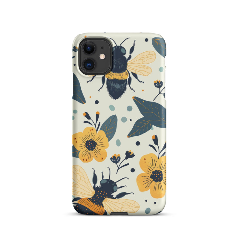 Premium Bee Design iPhone Case - Artistic Protection by JetGirl Art