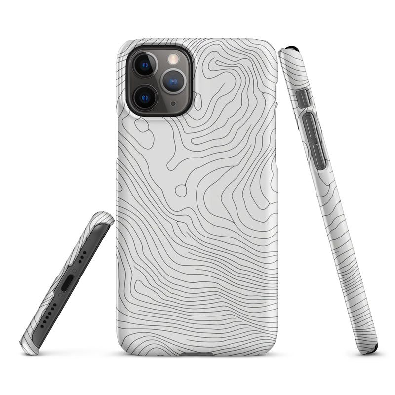 Premium Grey iPhone Case - Protective Phone Cover by JetGirl Art
