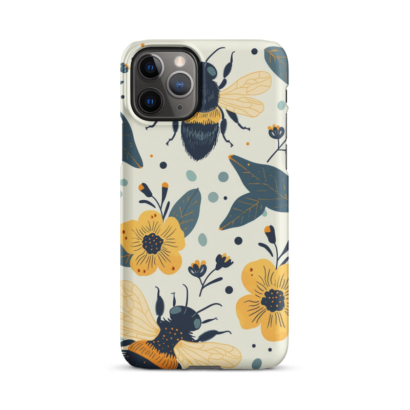 Premium Bee Design iPhone Case - Artistic Protection by JetGirl Art