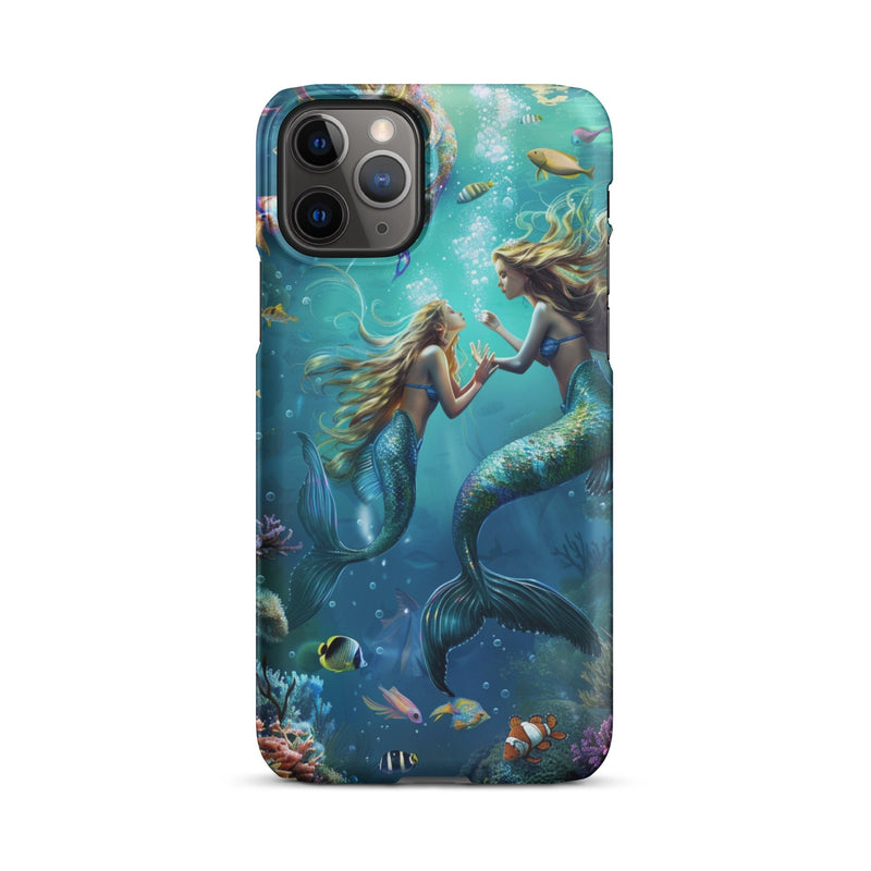 Enchanting Mermaids iPhone Case - Premium Protection with Artistic Design