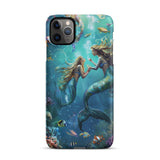 Enchanting Mermaids iPhone Case - Premium Protection with Artistic Design
