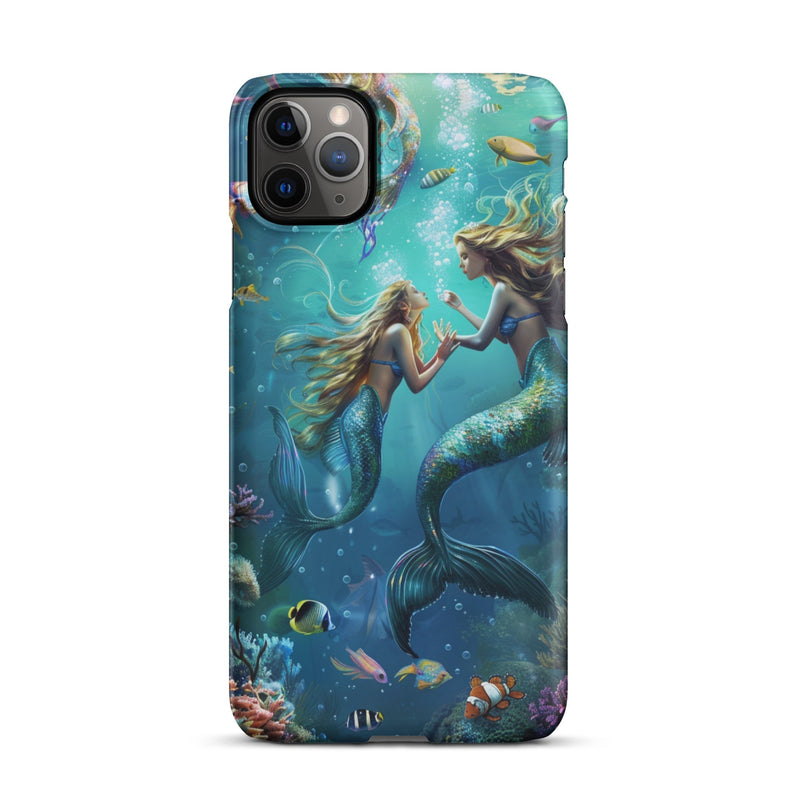 Enchanting Mermaids iPhone Case - Premium Protection with Artistic Design
