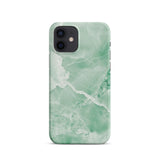 Premium Jade Marble iPhone Case - Elegant Natural Stone Design