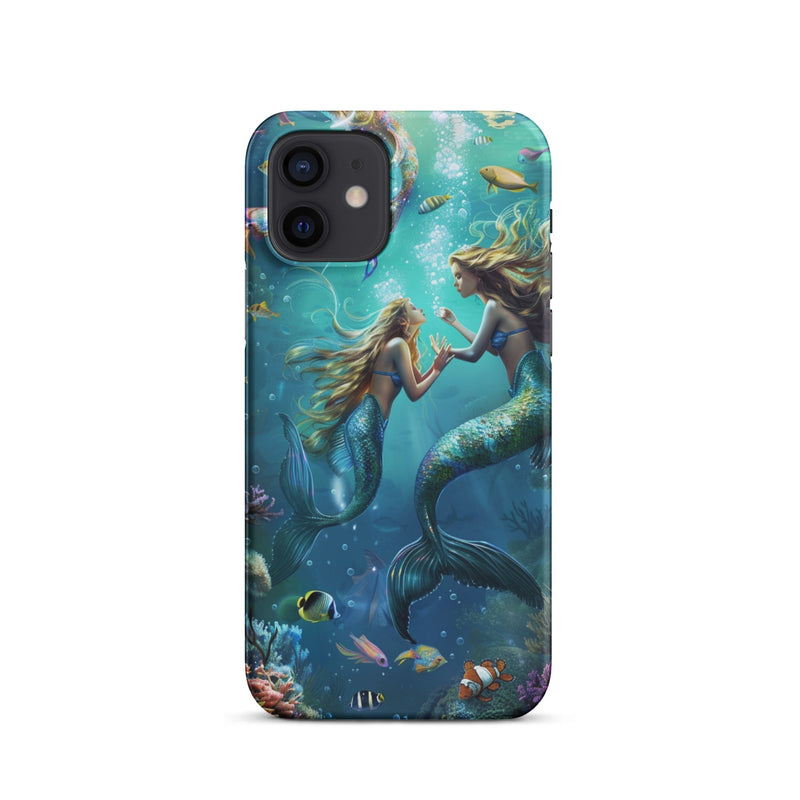 Enchanting Mermaids iPhone Case - Premium Protection with Artistic Design