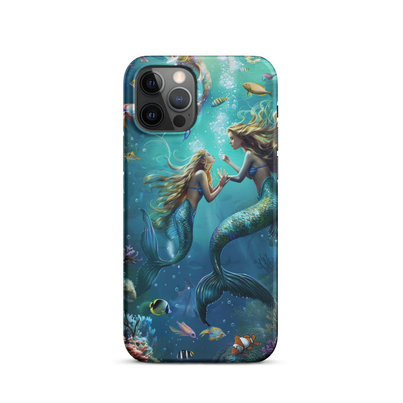 Enchanting Mermaids iPhone Case - Premium Protection with Artistic Design