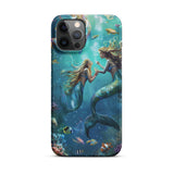 Enchanting Mermaids iPhone Case - Premium Protection with Artistic Design