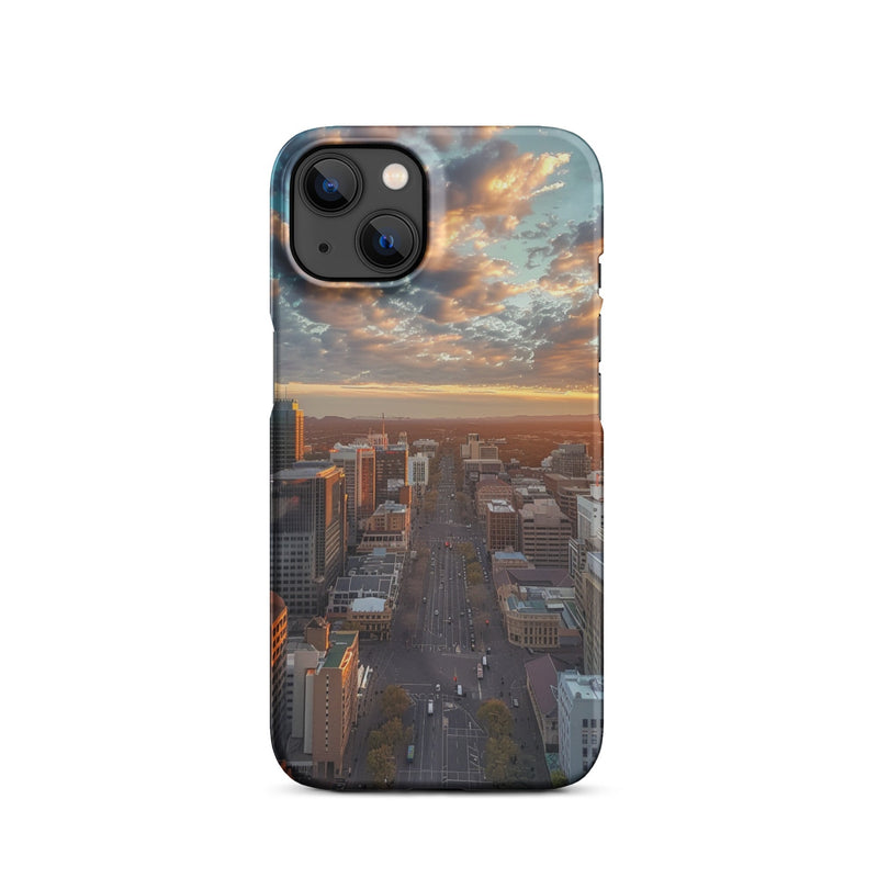 Adelaide City Skyline iPhone Case - Premium Protection with Artistic Design