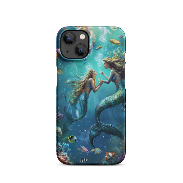 Enchanting Mermaids iPhone Case - Premium Protection with Artistic Design