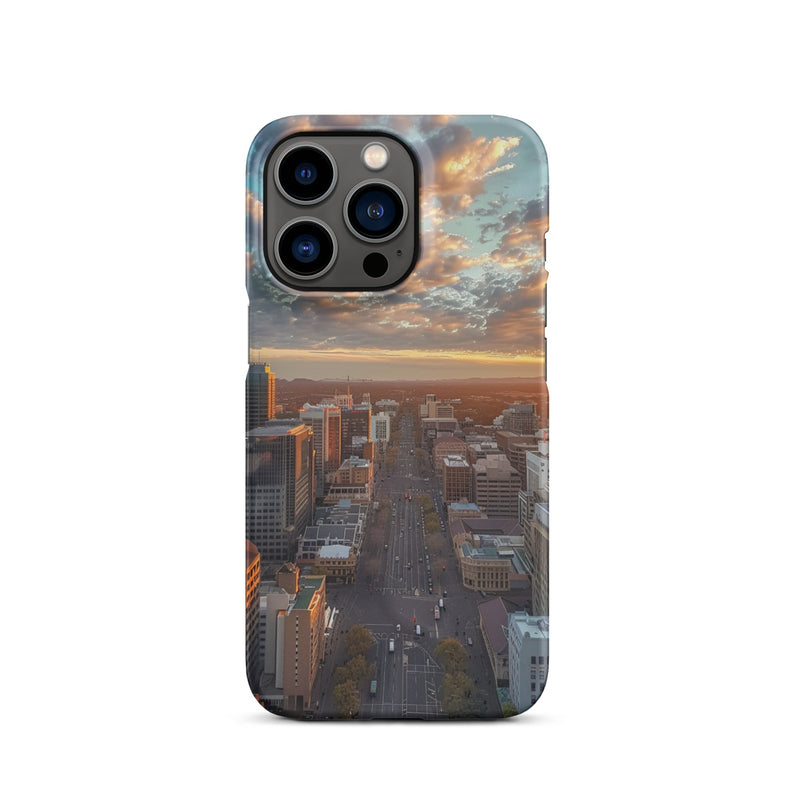 Adelaide City Skyline iPhone Case - Premium Protection with Artistic Design