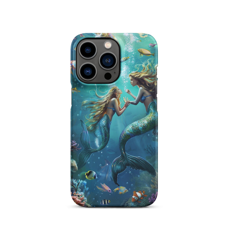 Enchanting Mermaids iPhone Case - Premium Protection with Artistic Design