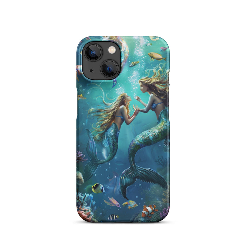 Enchanting Mermaids iPhone Case - Premium Protection with Artistic Design