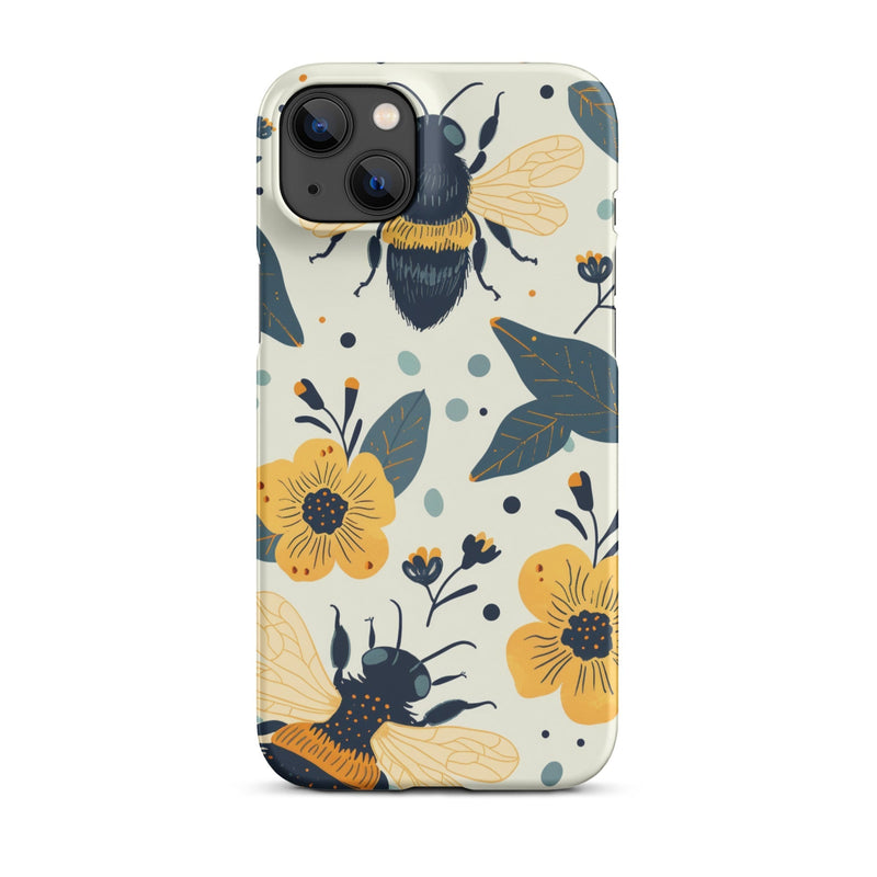 Premium Bee Design iPhone Case - Artistic Protection by JetGirl Art