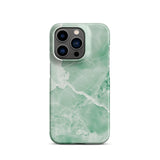 Premium Jade Marble iPhone Case - Elegant Natural Stone Design