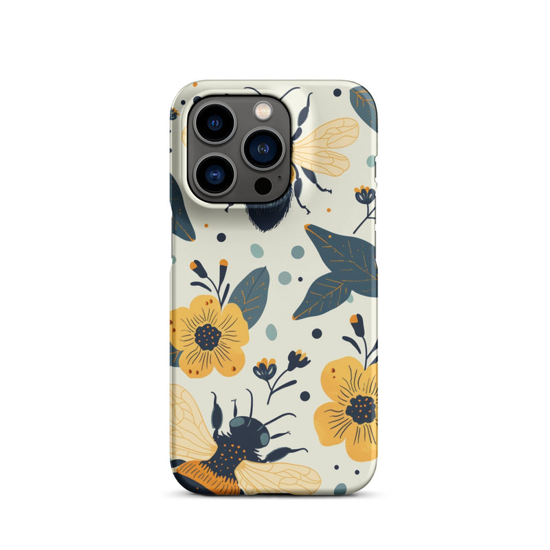 Premium Bee Design iPhone Case - Artistic Protection by JetGirl Art