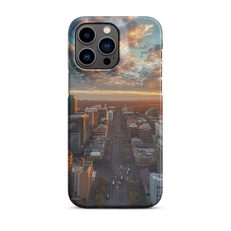 Adelaide City Skyline iPhone Case - Premium Protection with Artistic Design
