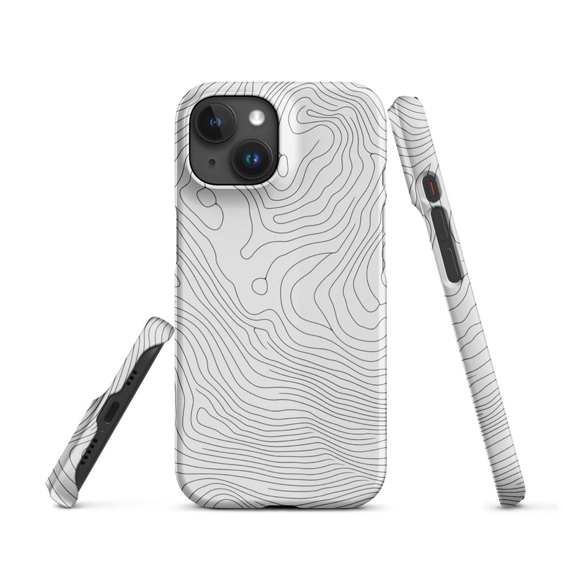 Premium Grey iPhone Case - Protective Phone Cover by JetGirl Art
