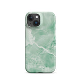 Premium Jade Marble iPhone Case - Elegant Natural Stone Design