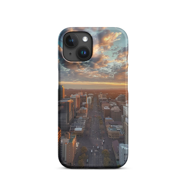Adelaide City Skyline iPhone Case - Premium Protection with Artistic Design