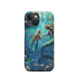 Enchanting Mermaids iPhone Case - Premium Protection with Artistic Design