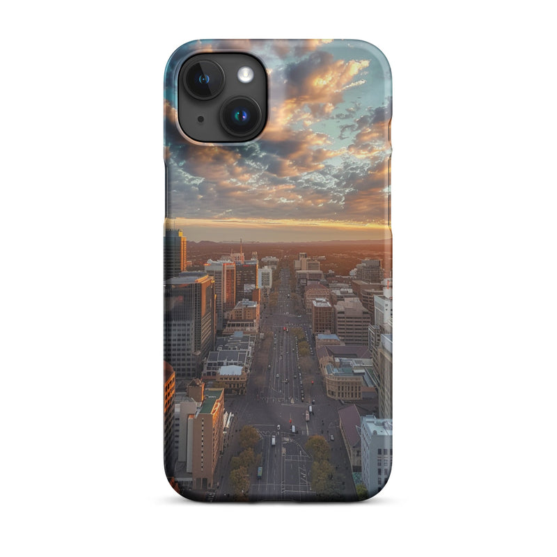 Adelaide City Skyline iPhone Case - Premium Protection with Artistic Design