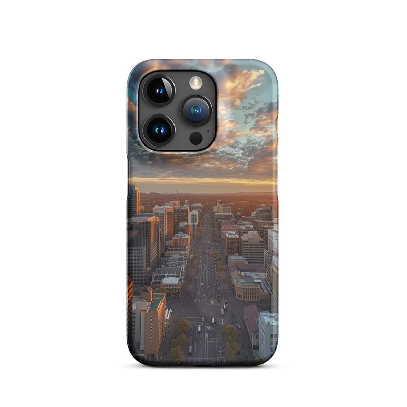Adelaide City Skyline iPhone Case - Premium Protection with Artistic Design